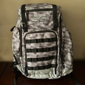 Grey Steph Curry Under Armour backpack
